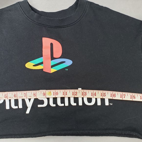 PlayStation Cropped Sweatshirt Size M - Picture 4 of 6